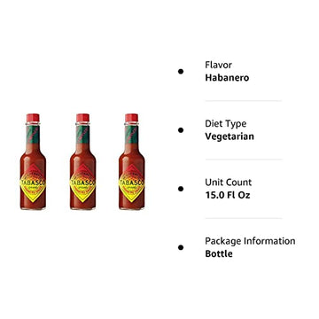 Tabasco Habanero Pepper Sauce (3 Pack)