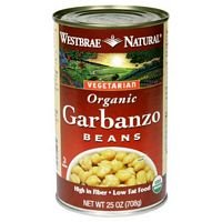 Westbrae Natural Vegetarian Organic Garbanzo Beans, 15-Ounce Cans (Pack of 12) ( Value Bulk Multi-pack)24