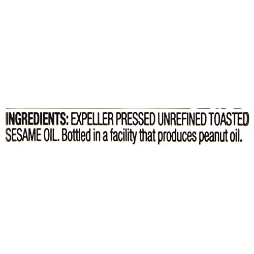 Spectrum Naturals Organic Toasted Sesame Oil, 8 Fz