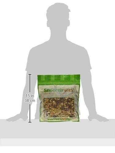 Sincerely Nuts Roasted & Unsalted Mixed Nuts (1 LB) Almonds, Cashews, Brazil Nuts, Hazelnuts & Pecans - Vegan, Kosher & Gluten-F