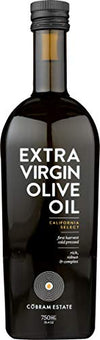 Cobram Estate Extra Virgin Olive Oil 100% California Select, First Cold Pressed, Non-GMO 750mL, Keto Friendly High in Antioxidan