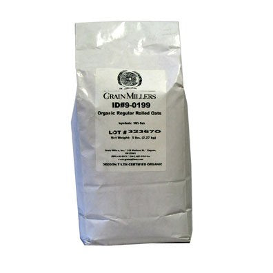 Grain Millers Bg13908 Grain Millers Oats Regular Rolled - 1X5Lb