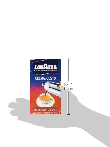 Lavazza Italian Espresso Crema Gusto Ground Coffee, 8.8 Oz