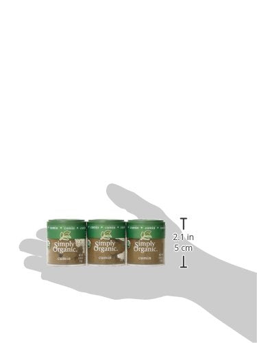 Simply Organic Ground Cumin Seed, Certified Organic | 0.46 Oz | Cuminum Cyminum L.