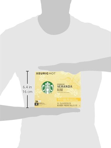 Starbucks Coffee K-Cup Pods, Veranda Blend, Blonde Roast Coffee, Notes Of Toasted Malt & Milk Chocolate, Keurig Genuine K-Cup Pods, 32 Count (Pack Of 3)