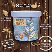 Modern Oats Coconut Almond Premium Oatmeal (Pack Of 12)