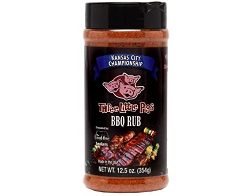 OLD WORLD SPIcES & SEASONINgS 3 Little Pigs Kansas city championship BBQ Rub 12.5 Ounce