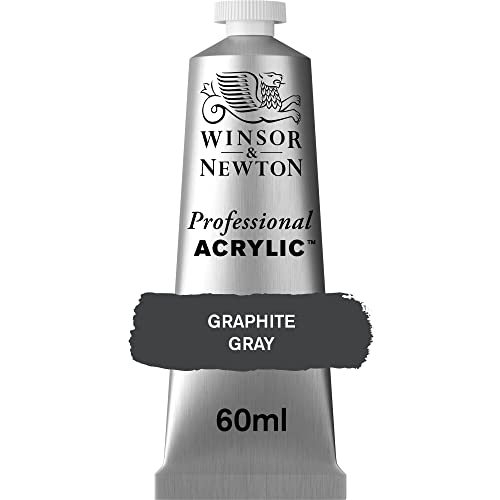 Winsor  Newton Professional Acrylic Color, 60Ml (20Oz) Tube, Graphite Grey