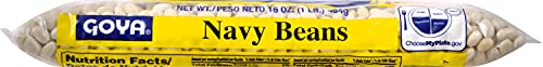 Goya Foods Navy Beans, Dry, 16 Ounce (Pack Of 24)