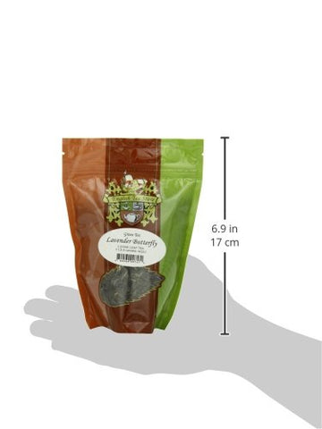 English Tea Store Loose Leaf, Lavender Butterfly Tea Pouches, 4 Ounce