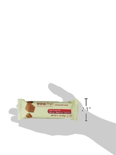 ThinkThin Protein Bar, Gluten Free Chocolate Fudge, 10 Count