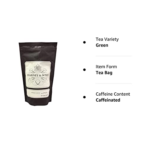Harney & Sons Japanese Sencha Caffeinated Green Tea Bag Of 50 Tea Sachets