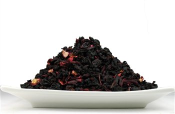 Greenhilltea Elderberry Fruit Iced Tea - Natural Loose Leaf, 4 Oz Bag, Black