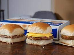 Ready Set Gourmet White Castle Hamburgers - 100% Beef with Grilled Onions - 5 Pack (9.5 oz Each) - 13g Protein Per Serving