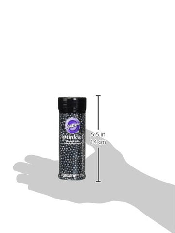 Wilton Decorating Sugar Pearls, 5 Oz., Black