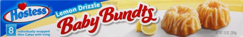 Hostess Baby Bundts, Lemon Drizzle, 8Count
