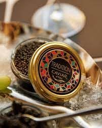 Tradition Collection - Premium Osetra Sturgeon Black Caviar - 3.5 Oz / 100 G In Metal Jar - Black Caviar Wi