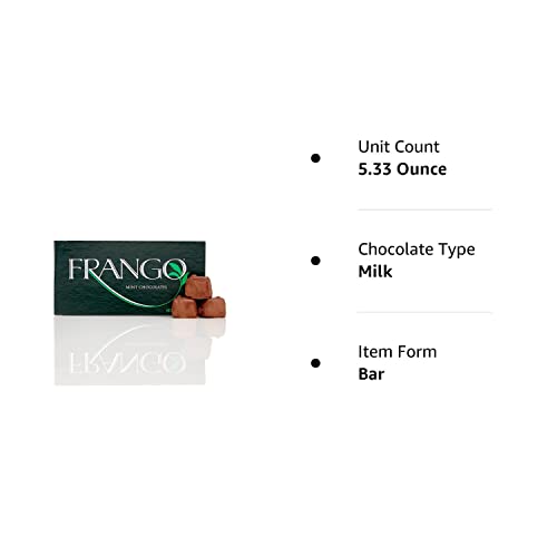 Frango Mint Chocolates-Milk Chocolate- 15 Pc Box,5.33 Ounces