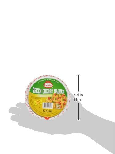 Paradise Cherry Halves, Green, 8 Ounce