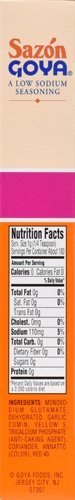Goya Foods Saz  N Seasoning With Coriander & Annatto, No Salt Added, 6.33 Ounce (Pack Of 15) Packaging May Vary
