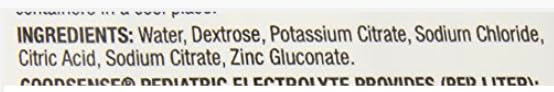 Goodsense Electrolyte Solution, Pediatric Oral Electrolyte Quickly Replenishes Fluids, Zinc, And Electrolytes Lost During Diarrh