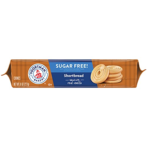 Voortman Bakery Sugar Free Shortbread Cookies, 12 Count