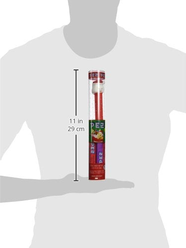 Pez Reindeer Dispenser Holiday Santa Clause Tube W/ 6 Candy Refills