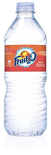 Fruit2O Zero Calorie Flavored Water, Peach, 96 Fl Oz, Pack of 4