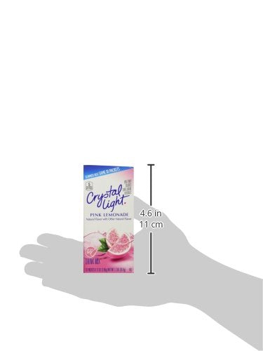 Crystal Light On The Go Pink Lemonade Drink Mix, 10 ct, pack of 2