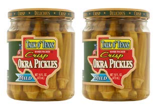 Talk O Texas Okra Pickled Mild (Pack of 2)