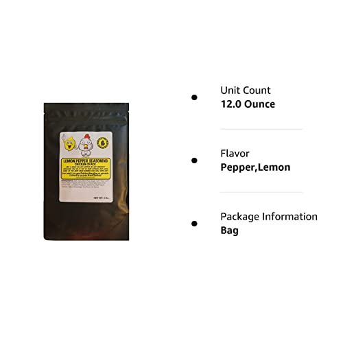 Chicken Chicken Seasonings, Lemon Pepper, 4 Ounce (Pack of 3)