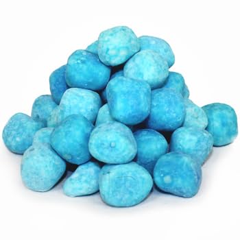 Eiffel Bon Bons Variety 2 Pack 4 Ounce Each (Pack of 2) Blue Raspberry & Strawberry Chewy Candy Snack The Hampton Popcorn & Candy Company