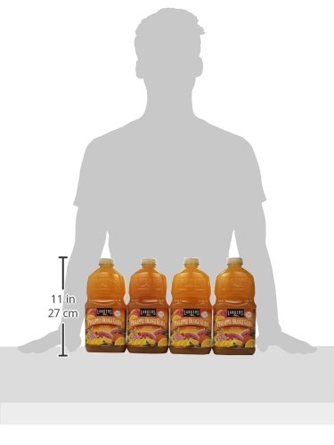 Langers Juice Cocktail, Pineapple Orange Guava, 64 Fl Oz, Pack of 8