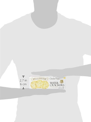 Wellington Cracked Pepper Crackers, 4.4-Ounces (Pack of 12)