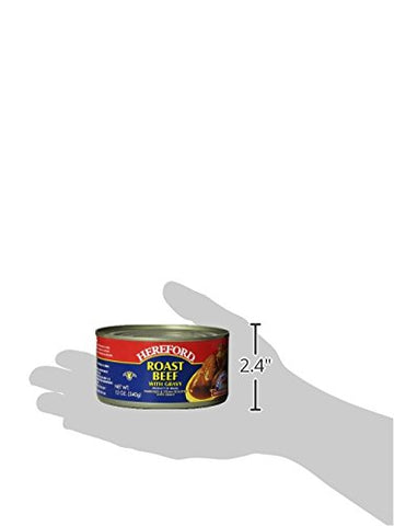 Hereford, Roast Beef In Gravy, 12Oz Can (Pack Of 6)