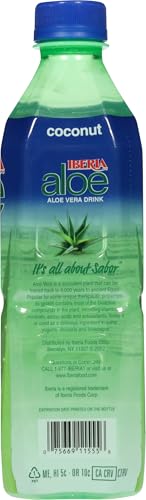 Iberia Aloe Vera Juice Drink, Coconut, 16.9 Fl Oz (Pack Of 8)