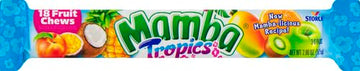 Mamba Tropics Fruit Chews 2.80 OZ (Pack of 24)
