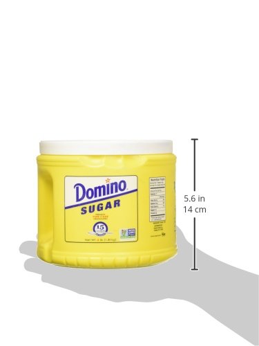 Domino Granulated Sugar, 4 Lb, 64 Ounce, Yellow, Model 0004920004570