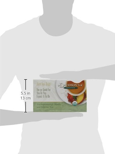 Davidsons Tea Unwrapped Tea Bags, Tangerine Almond Flavor, 100 Count, Model 223