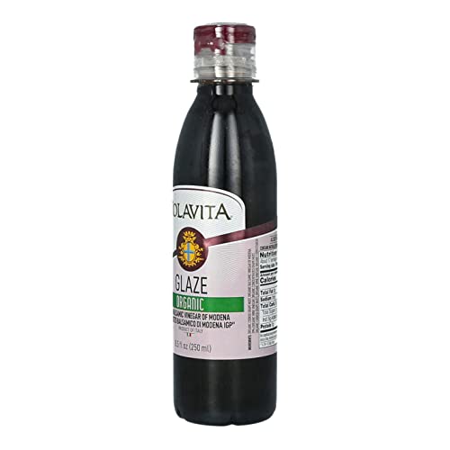 Colavita Organic Balsamic Glaze Squeeze Bottle Imported From Italy - 8.5 Fl. Oz | 250 Ml