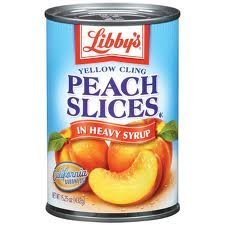 Libbys Fruit in Heavy Syrup 15.25oz Can (Pack of 6) (Yellow Cling Peach Slices)