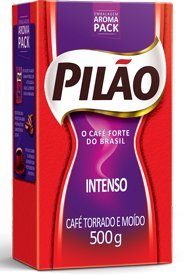 Pilo Intense Coffee Roasted And Ground Oz Caf Intenso Torrado E Mo Do 500G, 17.6 Ounce, (Pack Of 4)