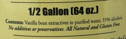 Blue Cattle Truck Trading Co. Pure Mexican Vanilla Extract, 64 Fl Oz (Pack of 1)