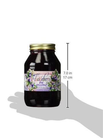 Wild Huckleberry Pie Filling Jar, 42Oz