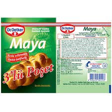 Dr. Oetker Yeast Maya From Turkey 10gr - 9 pc