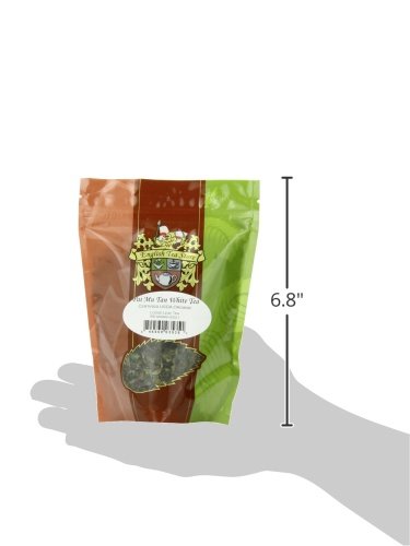 English Tea Store Loose Leaf, Organic Pai Mu Tan White Tea Pouches, 2 Ounce