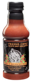 Tony Piggs Hot BBQ Sauce Fresno Ghost Flavor (19oz)- Great Condiment Topping for Wings, Ribs & Burgers at Summer Parties - Barbe