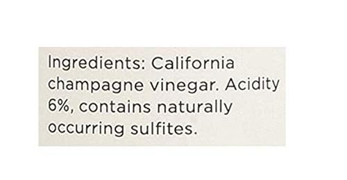 O Olive Oil California Champagne Vinegar, 10.1 Fl Oz (Pack of 6)