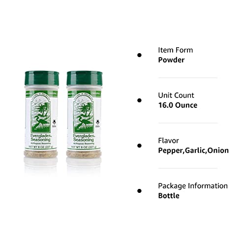 Everglades Seasoning Original All Purpose Seasoning 8 oz 2 Pack