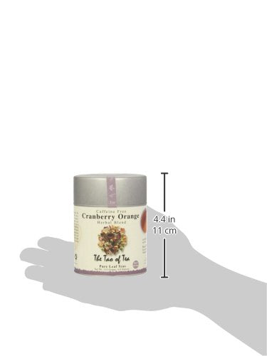 The Tao of Tea Cranberry Orange Herbal Tea, 4 Ounce Tin, Model COMINHKG026739